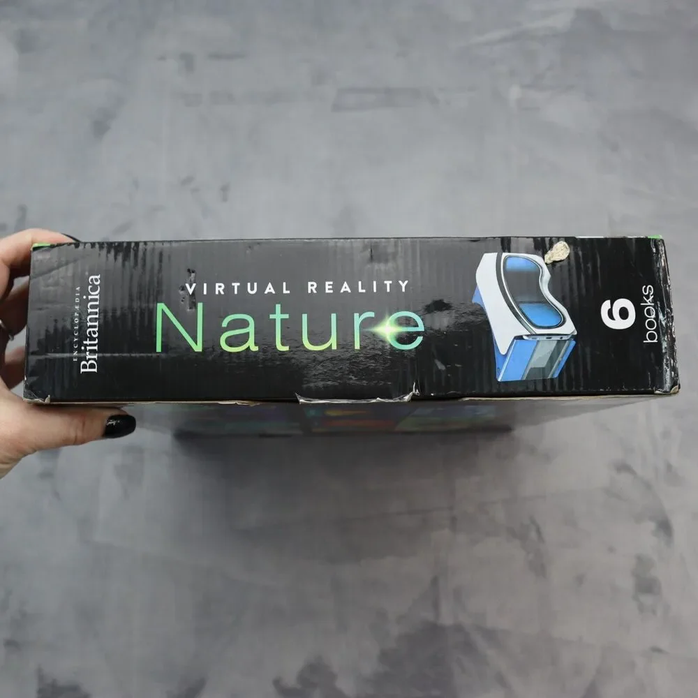 Encyclopedia Britannica Virtual Reality Nature 6 Large Format Hardcover Books